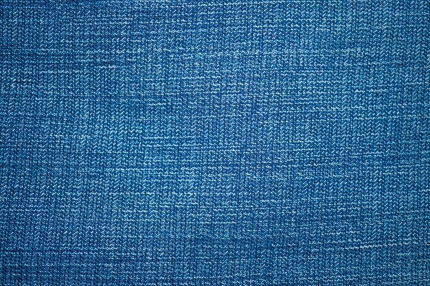 Texture de fond de tissu bleu jeans