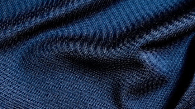 Texture de fond de tissu bleu