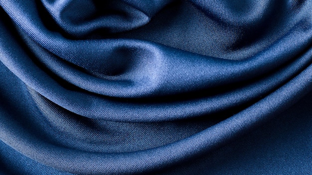Texture de fond de tissu tissu bleu