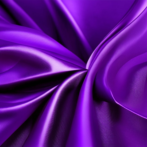 La texture de fond des vagues de tissu violet
