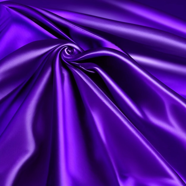 La texture de fond des vagues de tissu violet