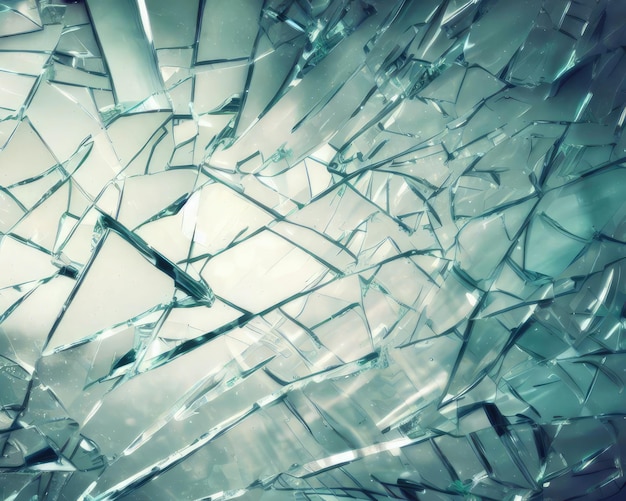 Photo texture de fond de verre brisé