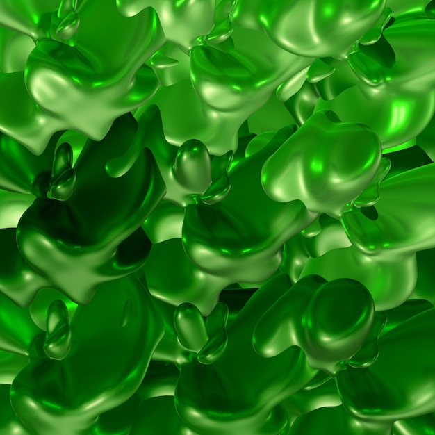 Texture de fond vert en rendu 3d pour le concept de couverture de bannière