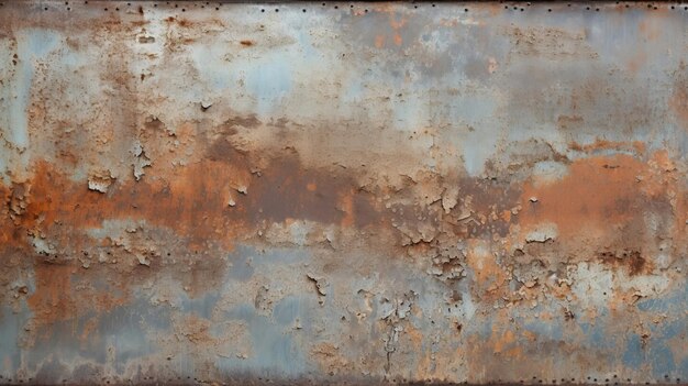 Texture de fond d'une vieille surface en fer avec corrosion et rouille métallique