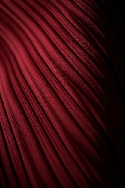 texture de forme de vague de tissu rouge élégant