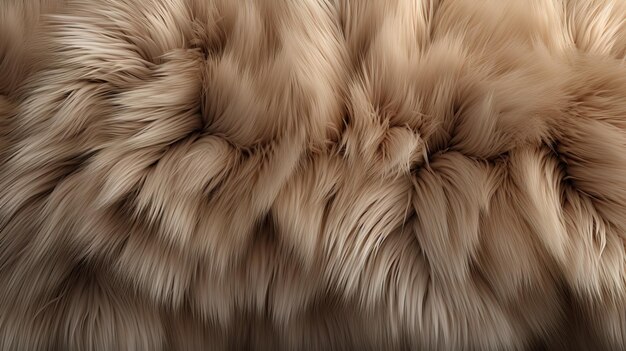 Photo texture de fourrure réaliste avec le style le plus doux et le plus chaud en haute résolution