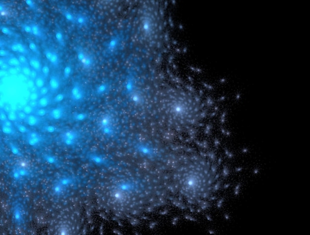 Une texture fractale luxuriante et imaginaire à l'arrière-plan abstrait de l'image
