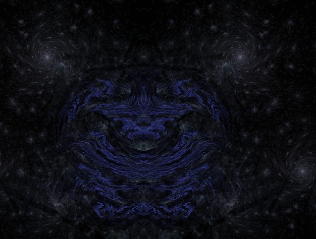 Photo texture fractale luxuriante imaginaire généré image abstrait