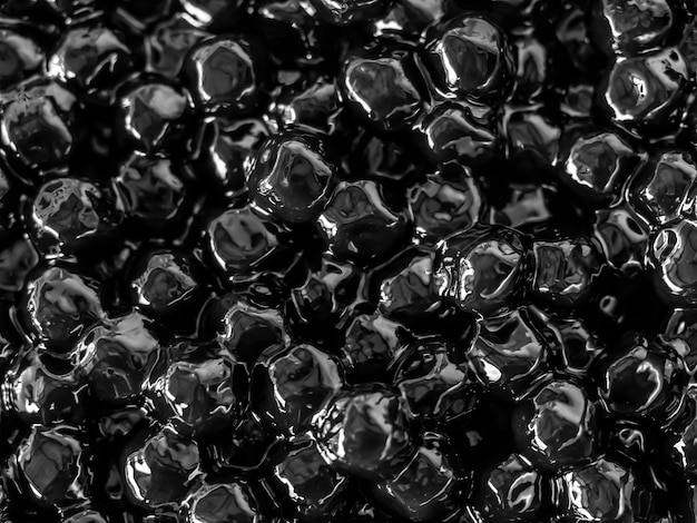 Texture de gelée noire pour le fond