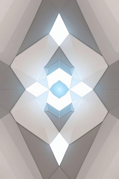 Texture de géométrie blanche 3D Arrière-plan moderne