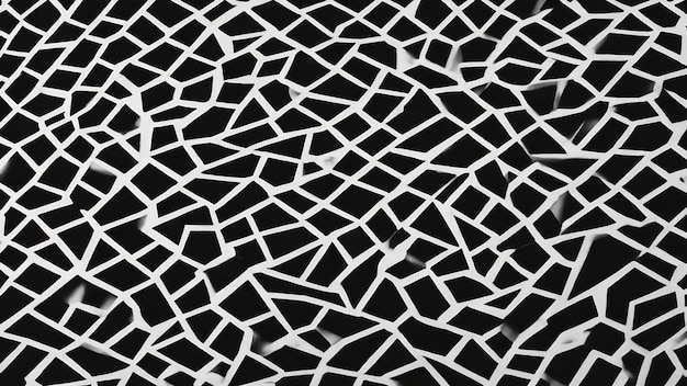 Texture géométrique en noir et blanc