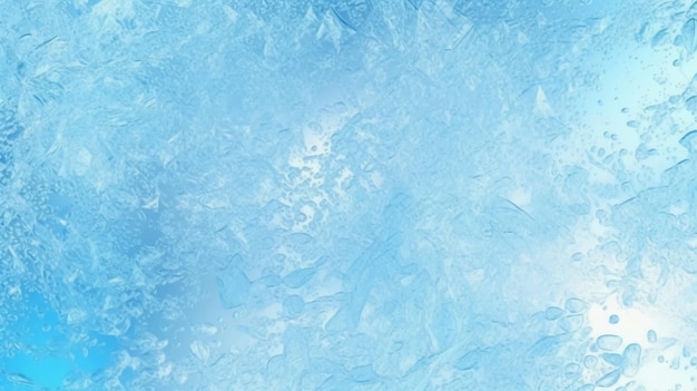 Photo une texture de glace bleue avec le mot glace dessus