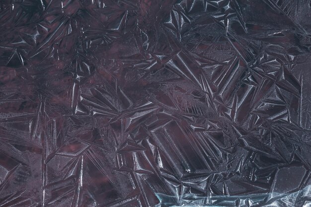 Photo texture de glace pour le fond d'hiver