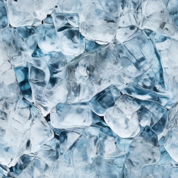 Texture de glace transparente