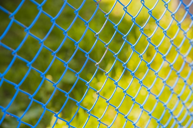 Texture de grille sur fond vert