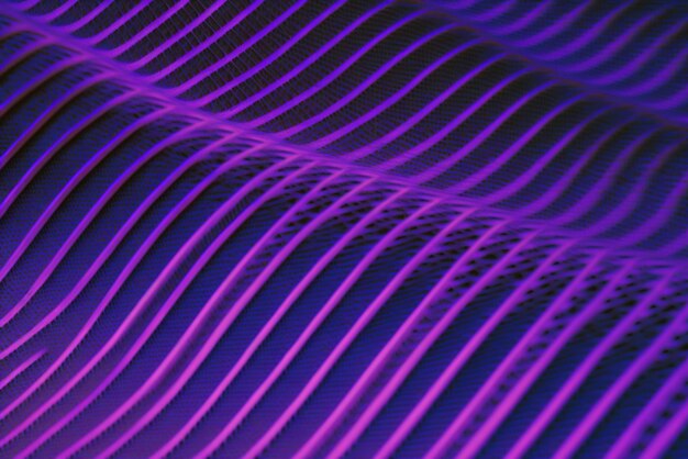 Texture de grille violette incurvée avec fond d'aberration chromatique hd