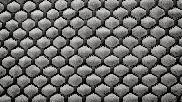 Photo texture gris hexagonal