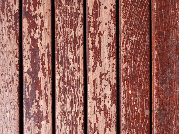 Texture grunge et arrière-plan Planches de bois verticales patinées avec peinture écaillée