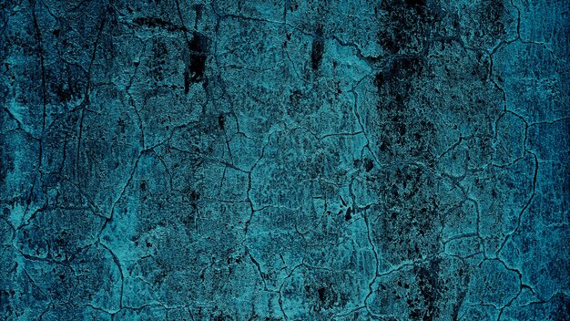 Texture grunge fond bleu de l'ancien mur de ciment