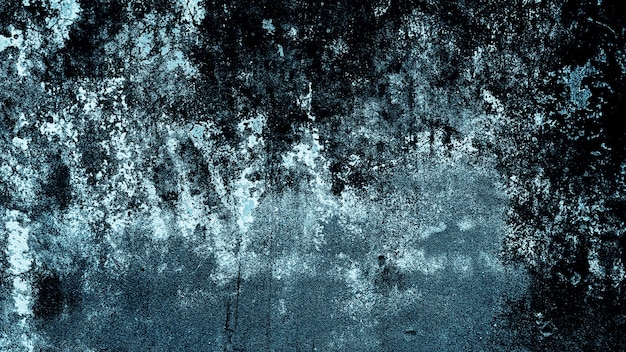 Texture grunge fond bleu de l'ancien mur de ciment