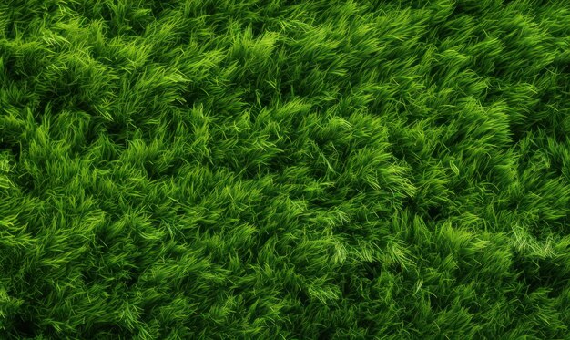 Texture de l'herbe verte et luxuriante