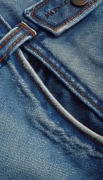 Texture des jeans bleus