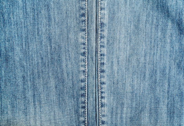 Texture de jeans en denim bleu, mur