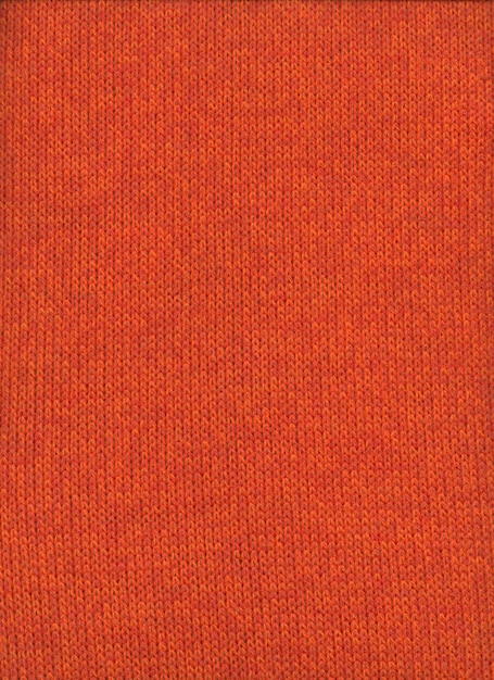 Texture de laine tricotée orange