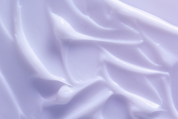 Texture de lotion cosmétique violet clair