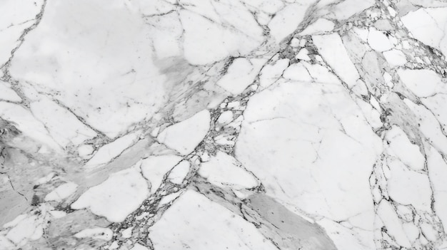 Texture de marbre blanc avec motif naturel pour une œuvre d'art de fond ou de conception Ai Generative