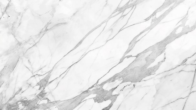Texture de marbre blanc avec motif naturel pour une œuvre d'art de fond ou de conception Ai Generative