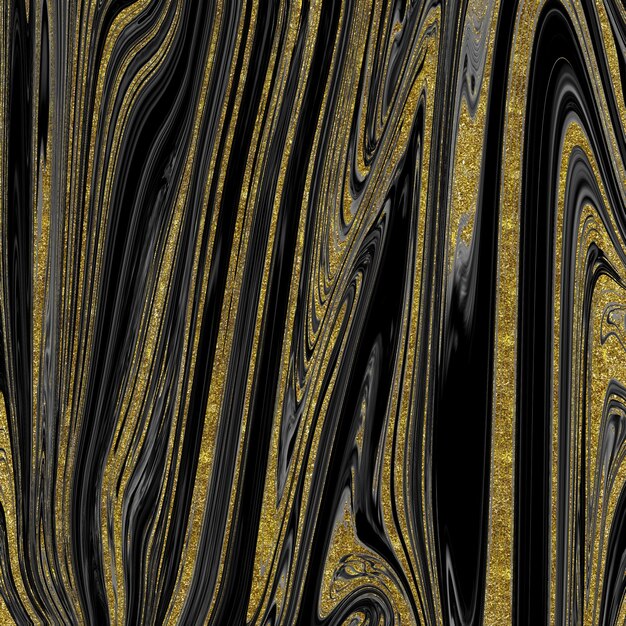 Texture marbre noir et or