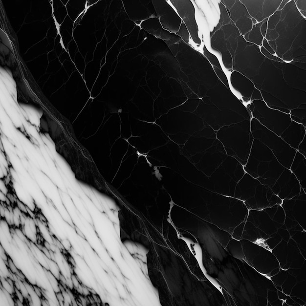 texture de marbre noir avec des veines blanches haute résolution pour l'impression de carreaux numériques en céramique