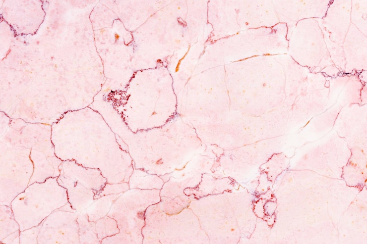 Photo texture de marbre rose avec des stries