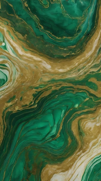 Texture de marbre vert et doré naturel pour le papier peint de carreaux de peau fond luxueux pierre créative ce