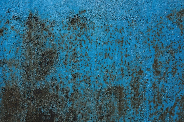 Texture métal bleu ancien