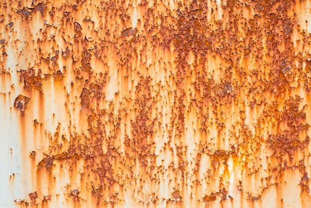 Texture en métal rouillé