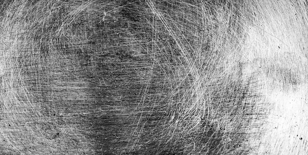 Texture métallique authentique grunge Rayures sur le métal texturé Rayures de texture monochrome Fond dur texturé rugueux La surface est endommagée