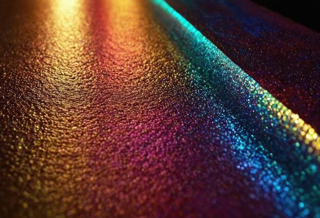 Texture métallique holographique ai générative