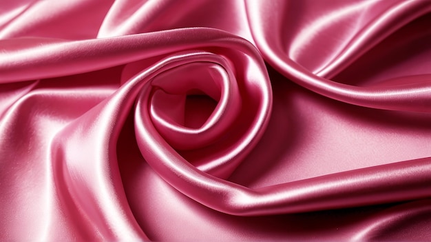 Photo texture métallique tissu satin couleur rose