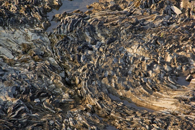 Texture de morceaux de pierre dans des tons bruns