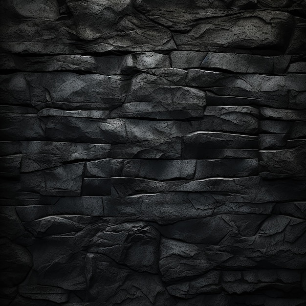 Photo texture de mortier noir à fond sombre