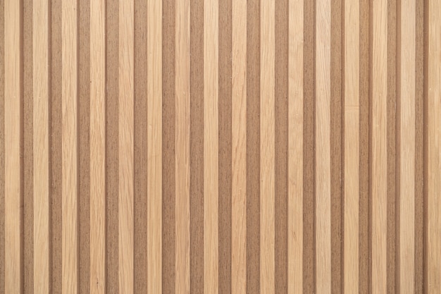 Texture de motif de mur de lattes de bois. fond de décoration design d'intérieur