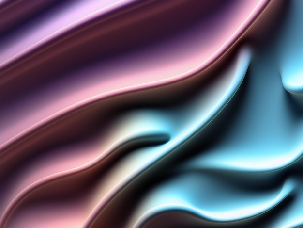 Une texture de motif de vagues colorées avec un fond rose et bleu.