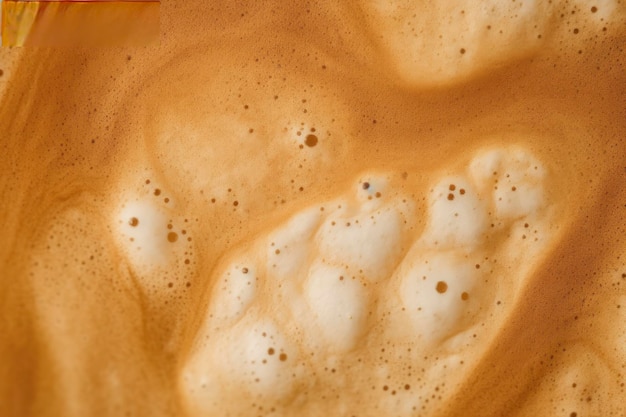 Photo texture de mousse de café