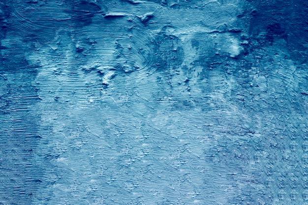 Texture d'un mur de béton grunge. Ton bleu.