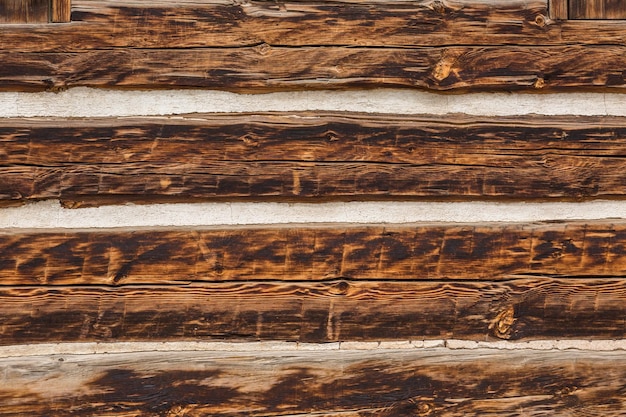 Texture de mur en bois de l'ancienne grange.