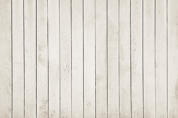 Texture de mur en bois blanc ancien