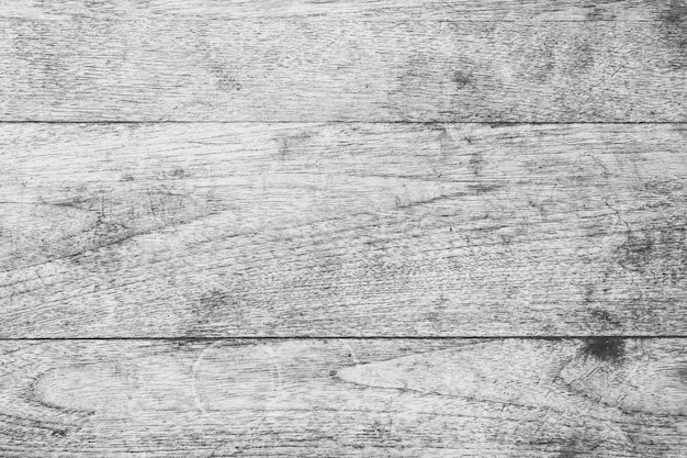 Texture de mur en bois en fond rustique noir et blanc.