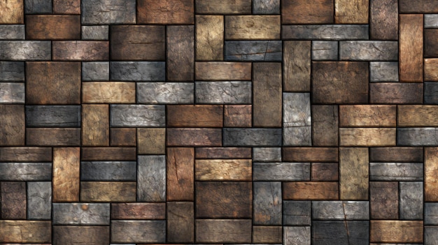 Texture de mur en bois pour le fond